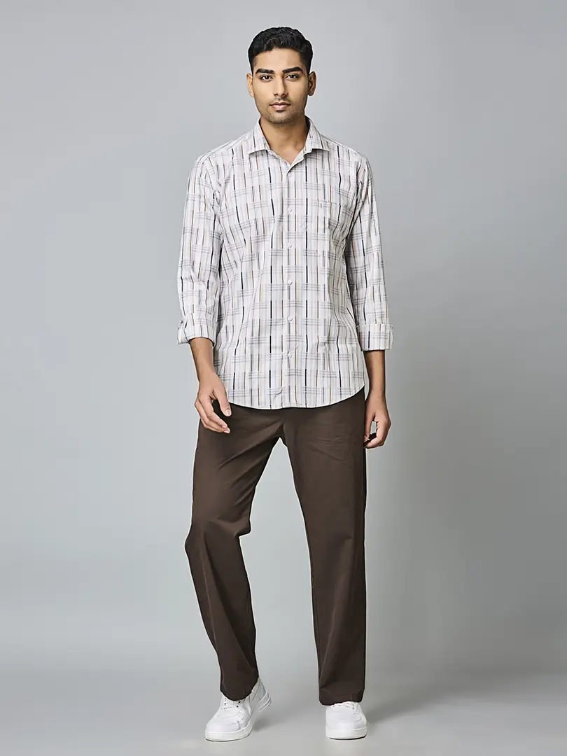Sand Grey Casual Shirt - Image 6