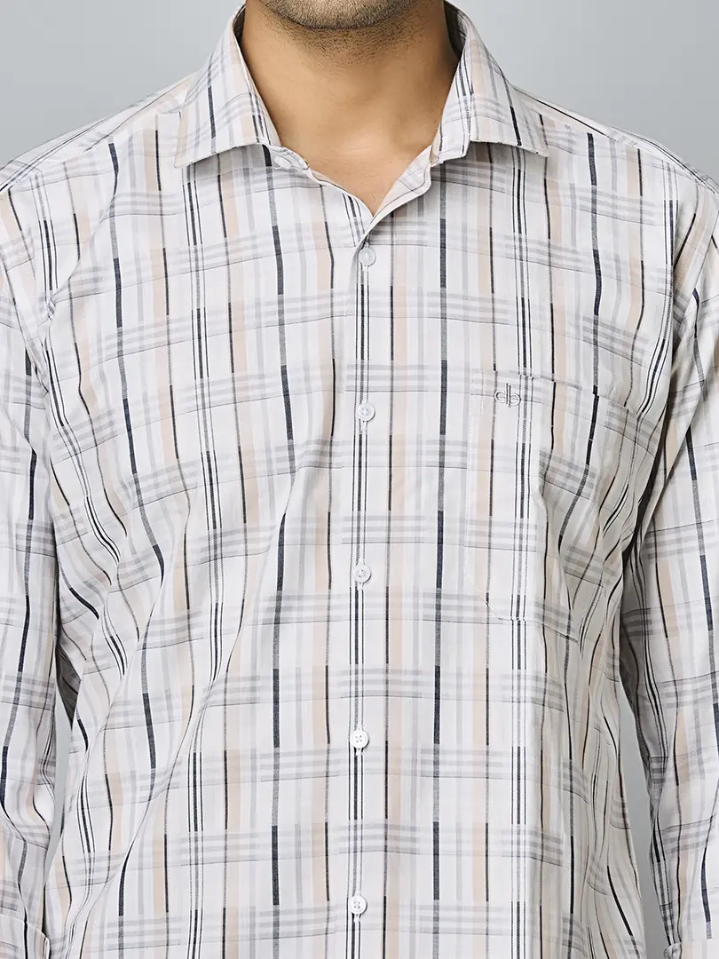 Sand Grey Casual Shirt - Image 2