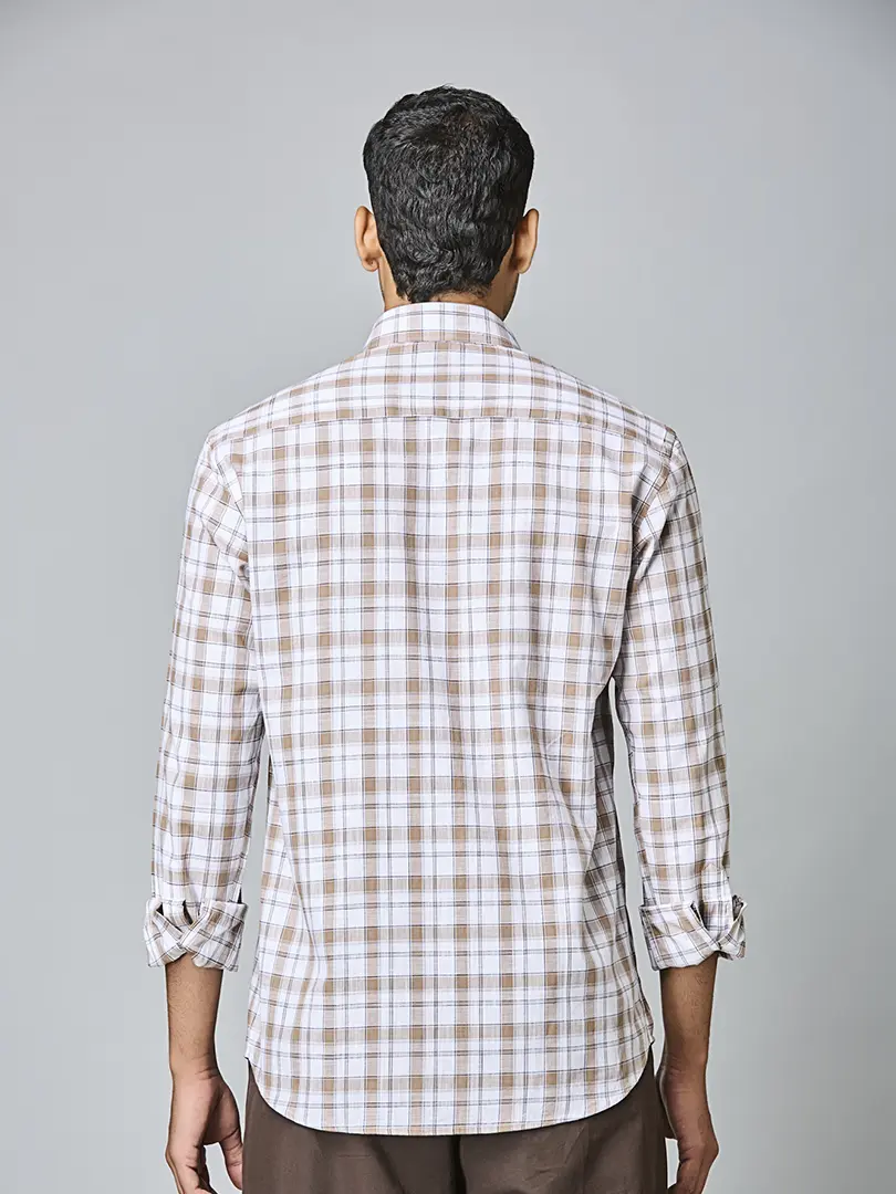 Sand Grey Casual Shirt - Image 3