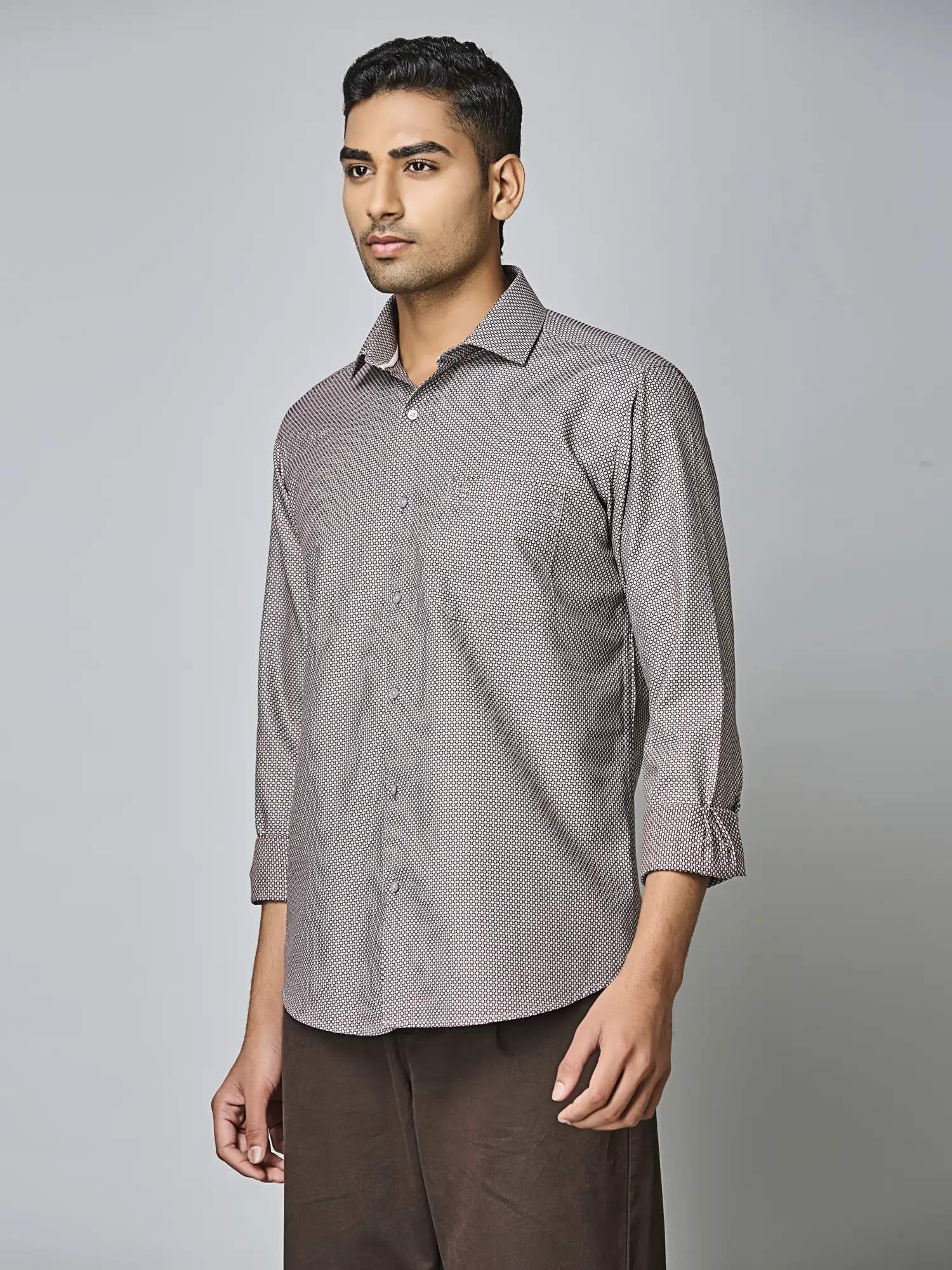 Ashwood Micro-Print Formal Shirt - Image 4