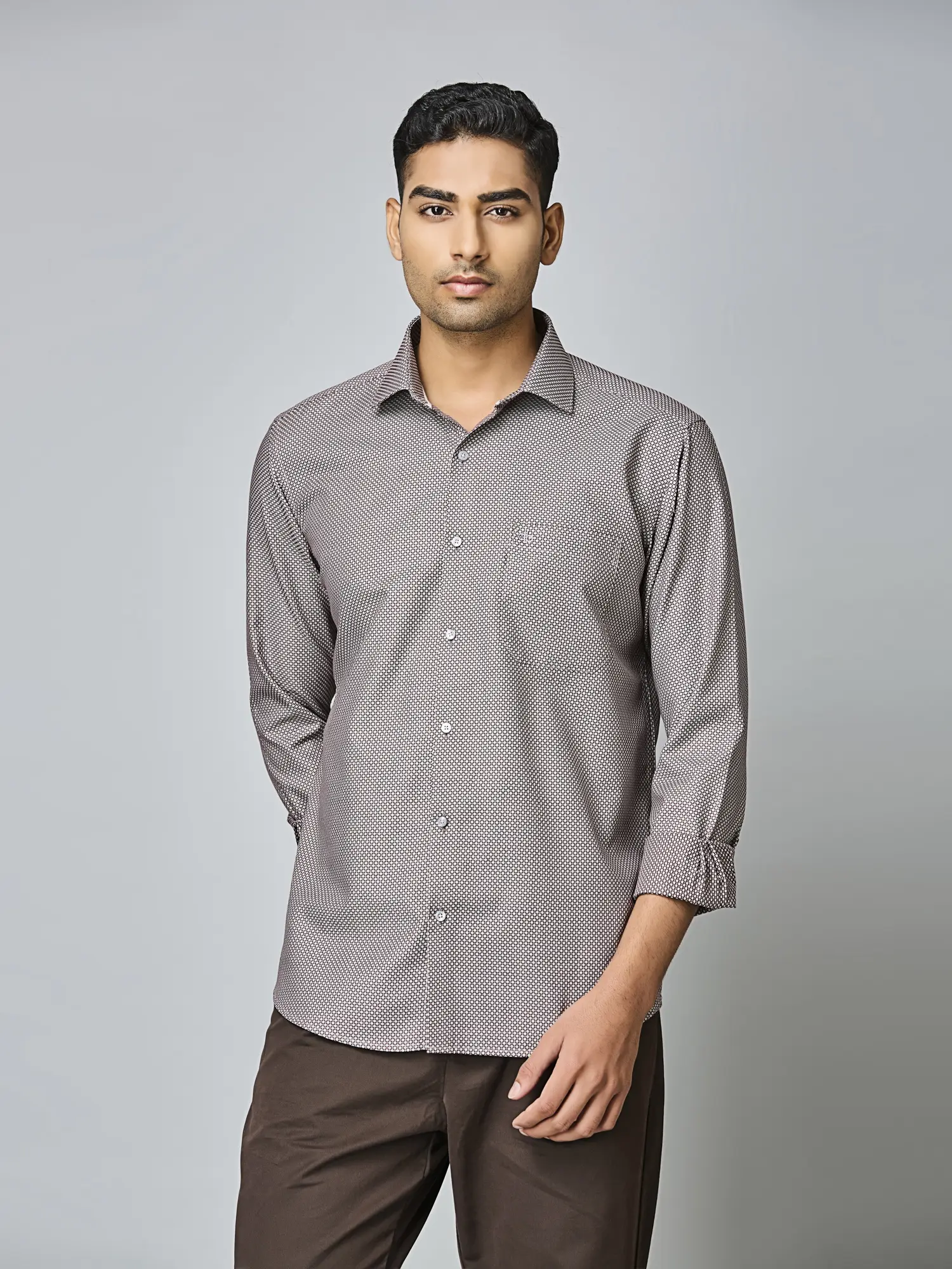 Ashwood Micro-Print Formal Shirt