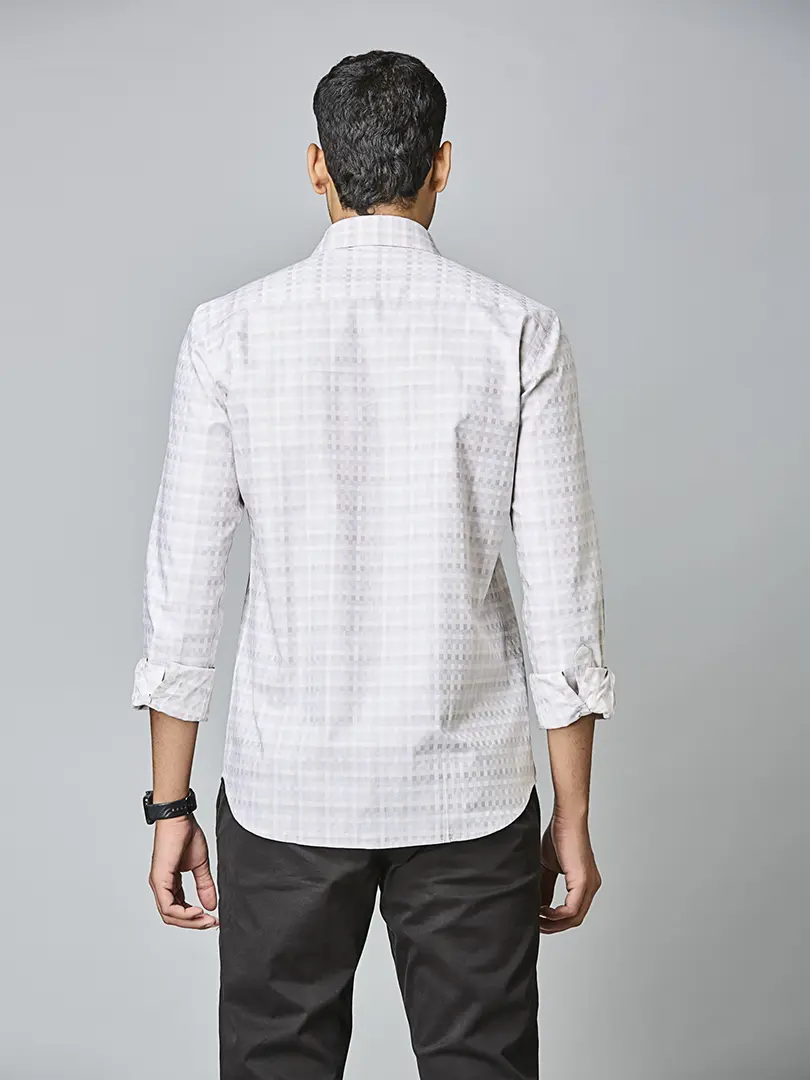 Arctic Check Smart Casual Shirt - Image 6