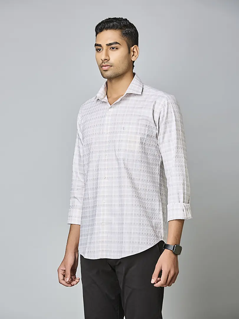 Arctic Check Smart Casual Shirt - Image 4