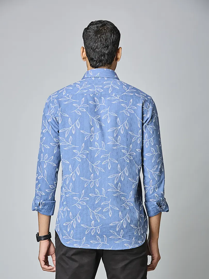 Ocean Grove Leaf Print Shirt - Image 6