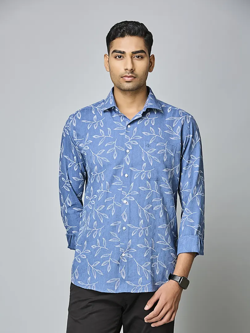 Ocean Grove Leaf Print Shirt