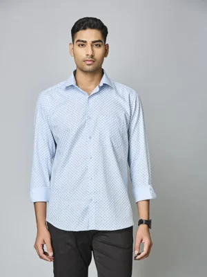 Urban Edge Micro-Print Shirt