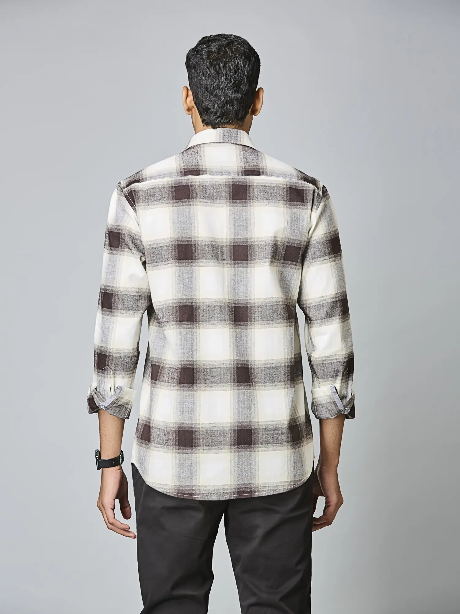 Mocha Frost Check Shirt - Image 7
