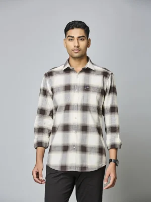 Mocha Frost Check Shirt
